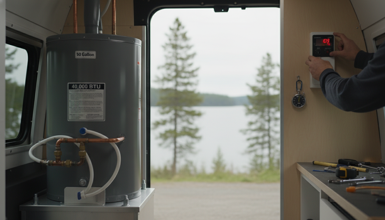 50-Gallon 40,000 BTU Water Heater Heat-Up Time