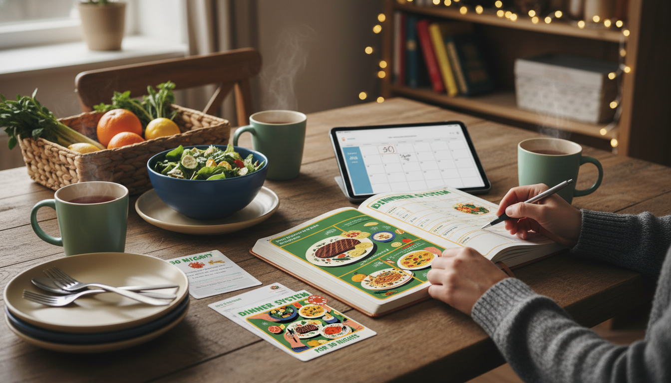 Cozy Dinner System: 30 Nights of Easy Meal Planning