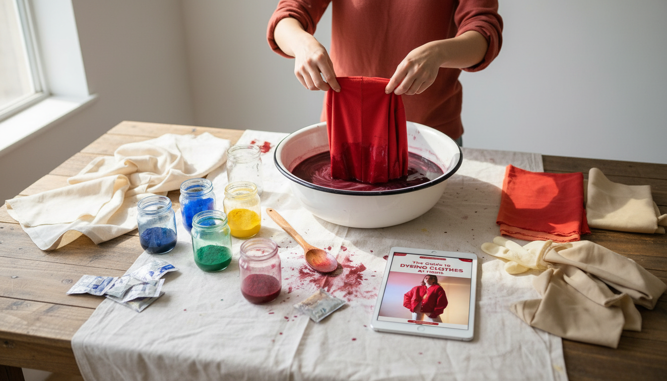 Dye Clothes at Home: Match Fabric, Fix Color, Avoid Blotches
