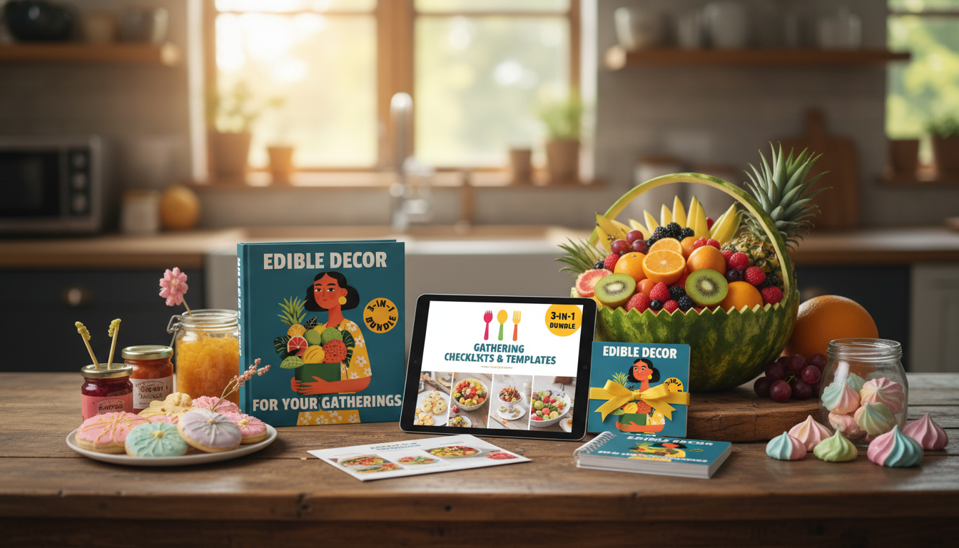 Edible Decor Toolkit Bundle: Guides, eBooks & Checklists