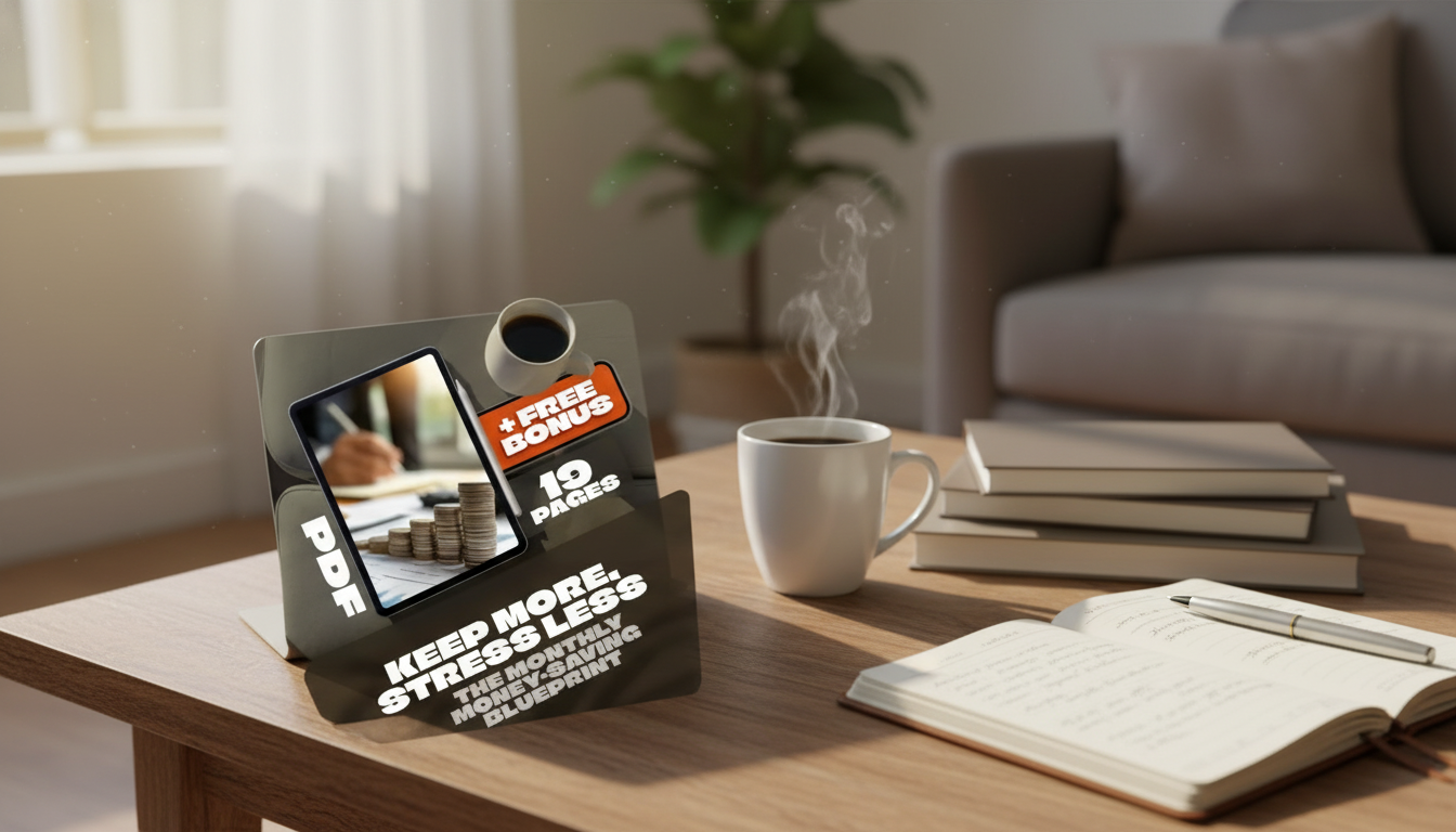 Monthly Budget Blueprint to Save More and Stress Less