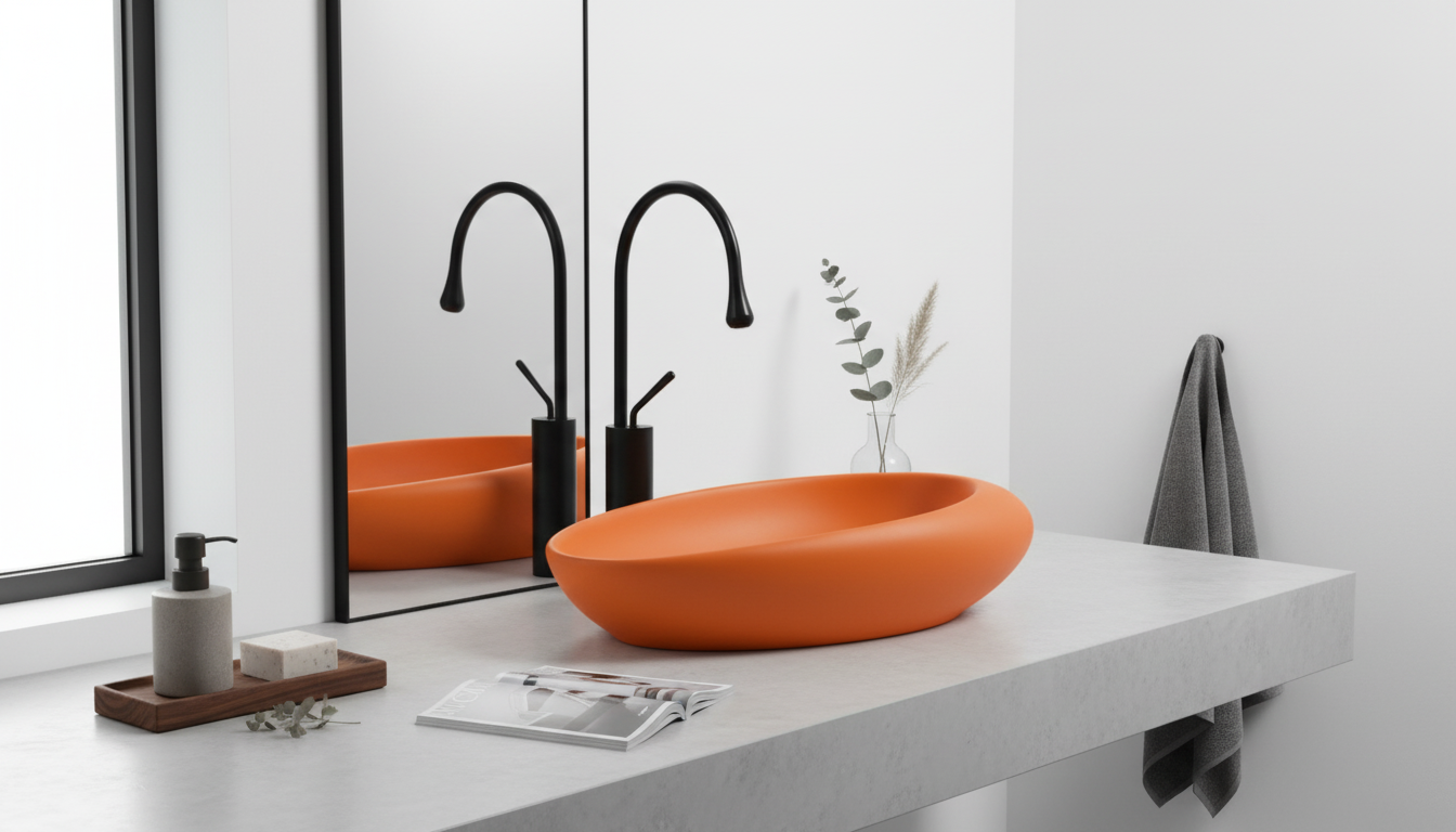 Nordic Oval Ceramic Vessel Sink: Luxury Countertop Upgrade