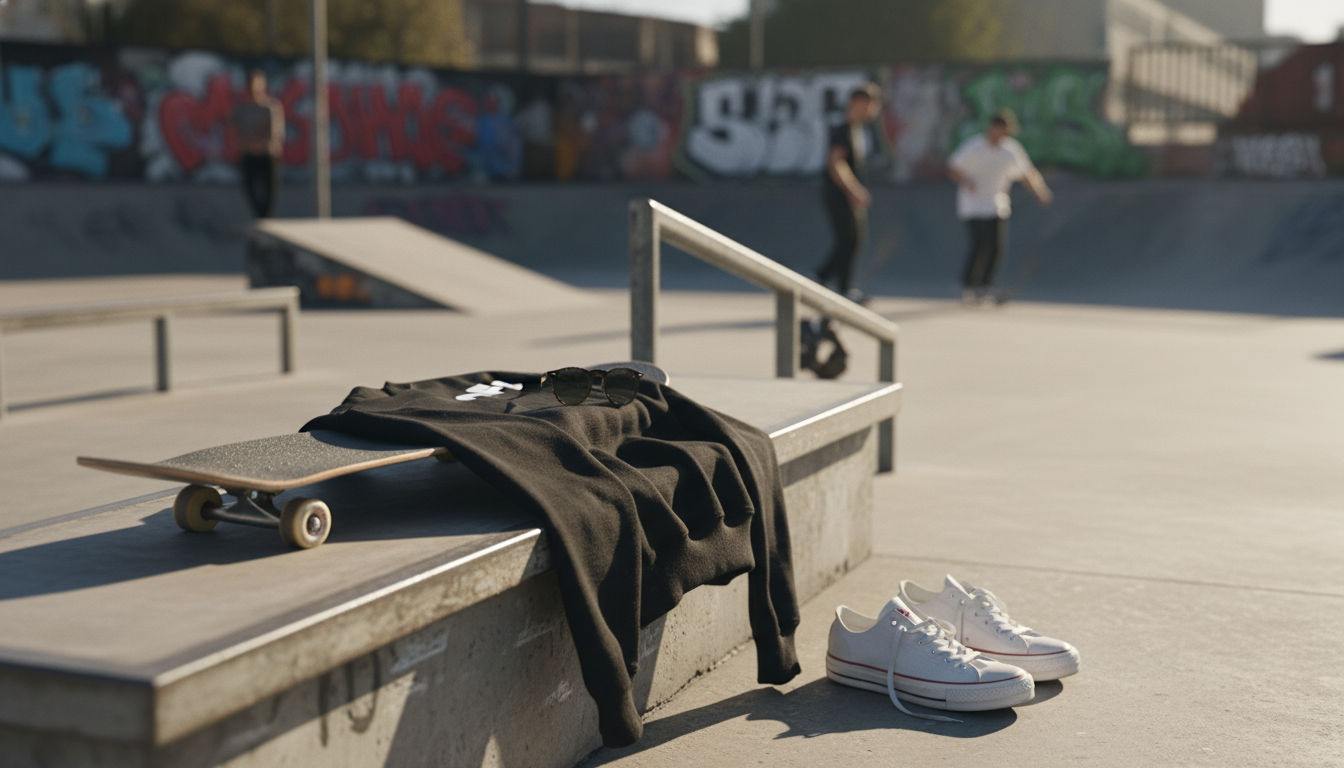 Off-White Cotton Skate Sweatshirt: Iconic Monogram Fit