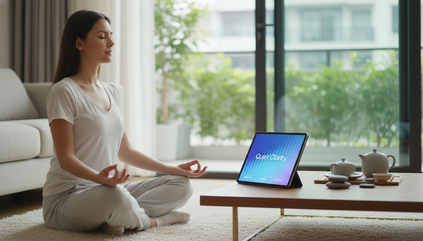 Quiet Clarity: AI-Guided Mindfulness Reflection Routine