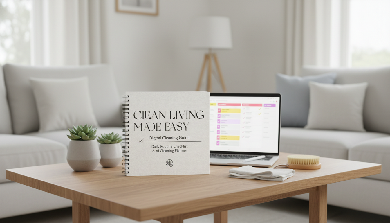 Tidy Home System: Daily Cleaning Checklists + AI Plan