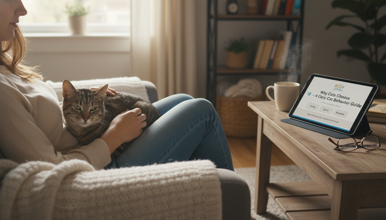 Why Cats Choose Certain Laps: Safety, Scent & Routine