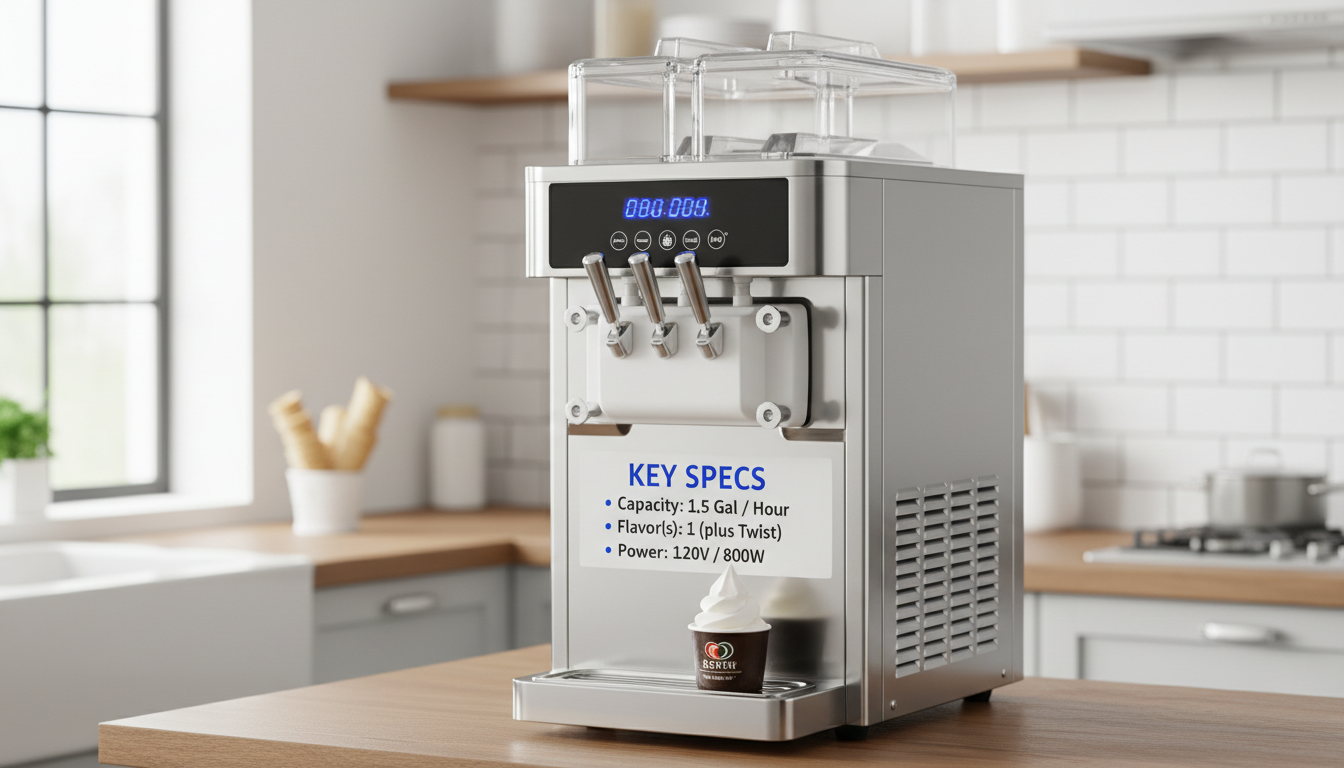 Choosing a Countertop Soft Serve Machine: Key Specs