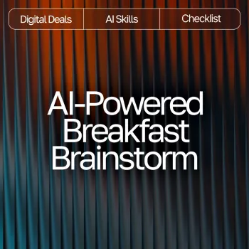 AI Breakfast Checklist: Fast Ideas From What You Have