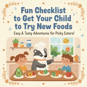 Picky Eating Help: A Fun Checklist to Try New Foods